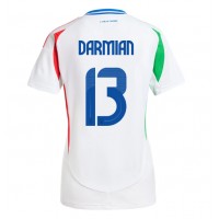 Italien Matteo Darmian #13 Bortatröja Kvinnor EM 2024 Korta ärmar